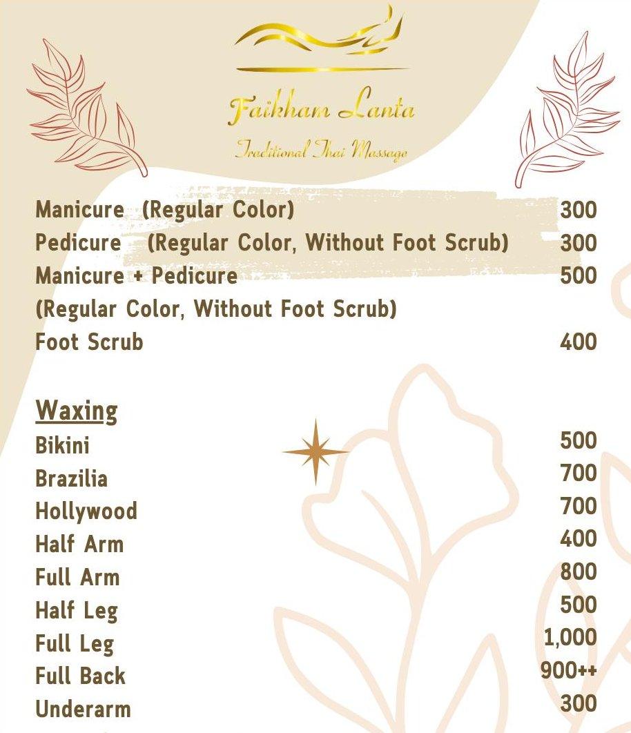 Faikham Lanta Manicure, Pedicure & Waxing